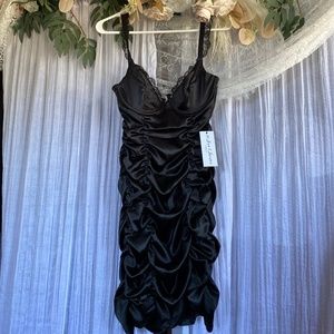 For Love and lemons black dress